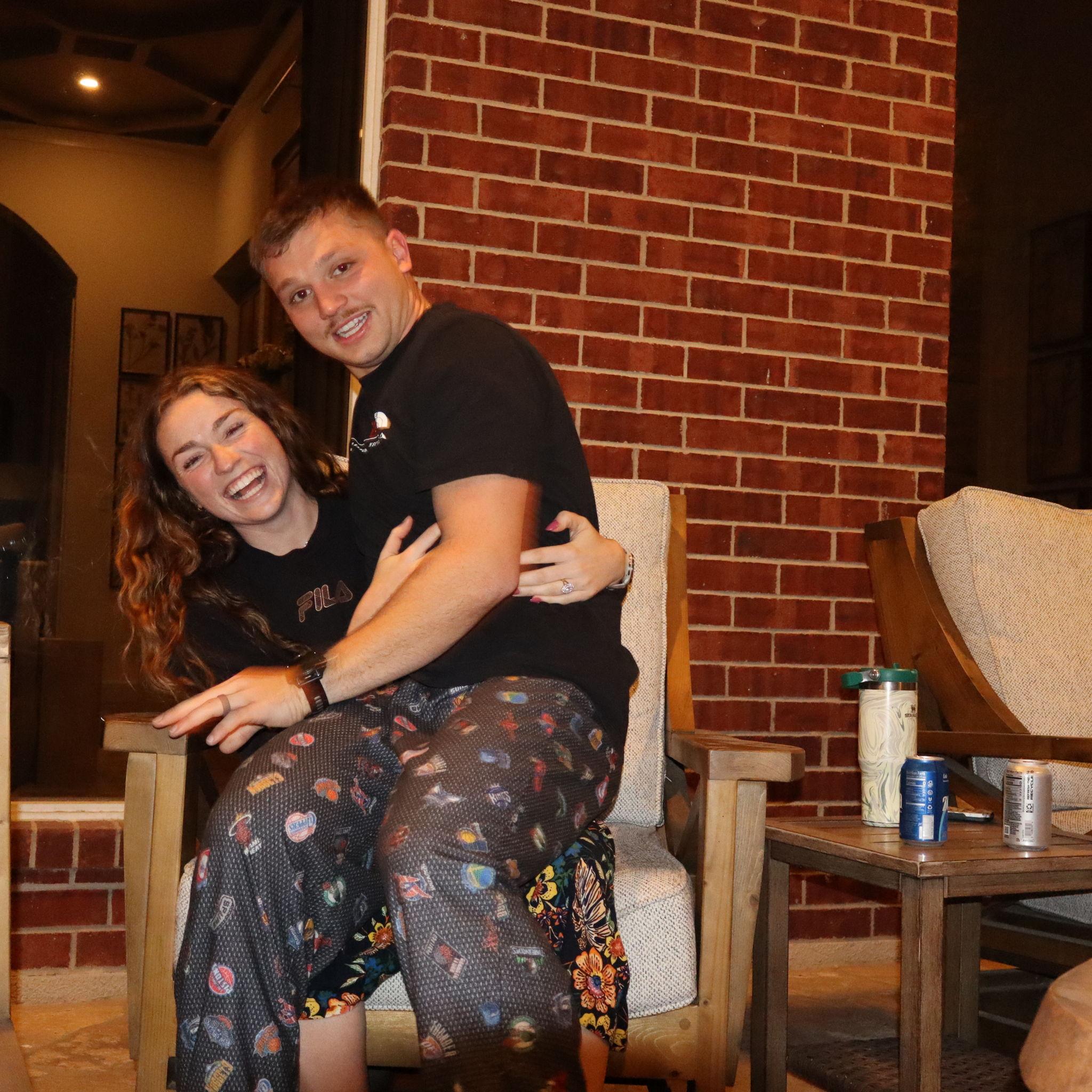 Our first holiday engaged