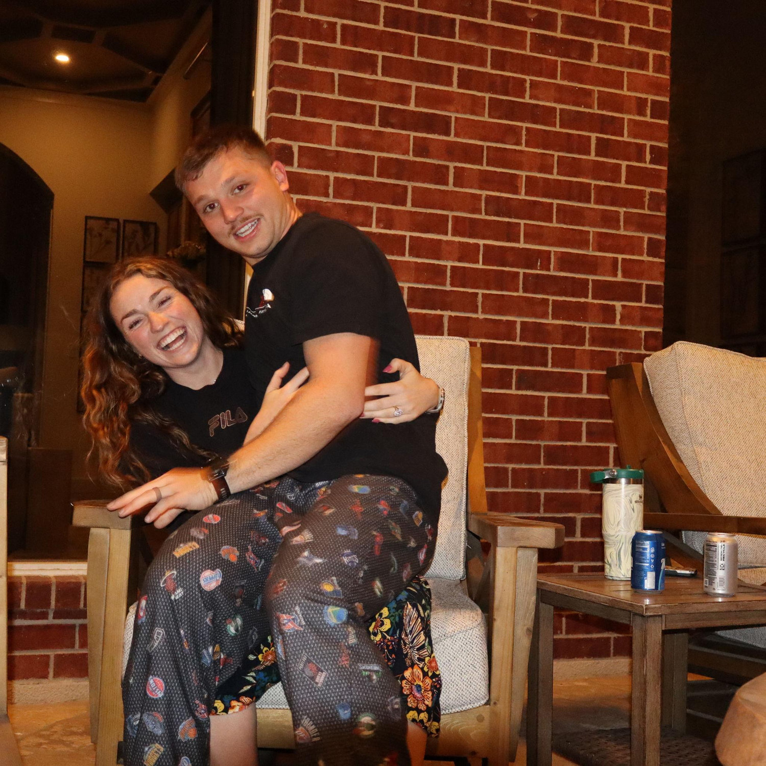 Our first holiday engaged
