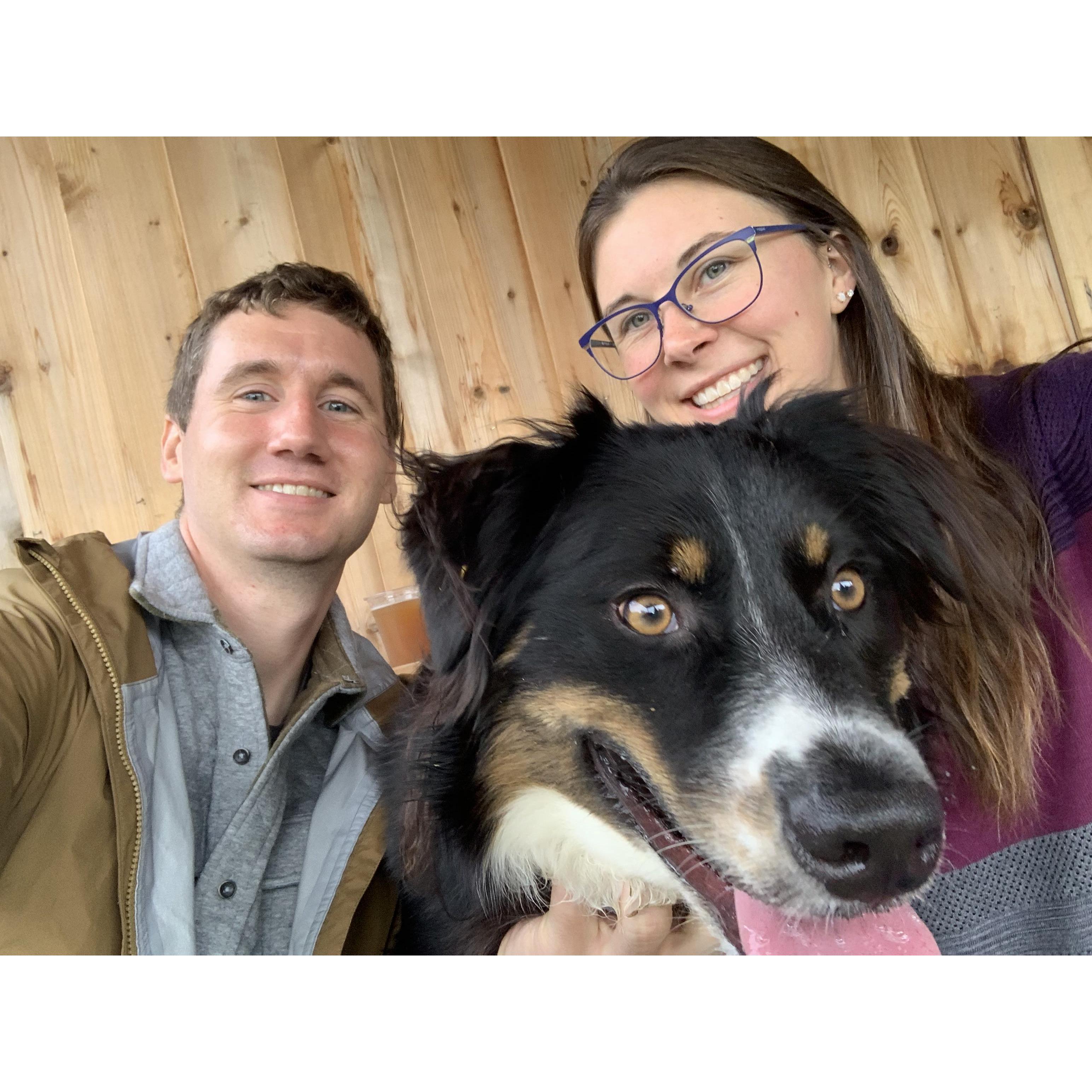 A family outing to our neighborhood dog bar in Seattle.
