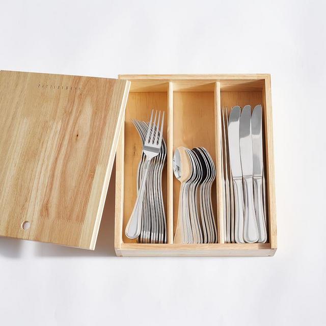 Entertaining Essentials 36-Piece Flatware Set with Caddy