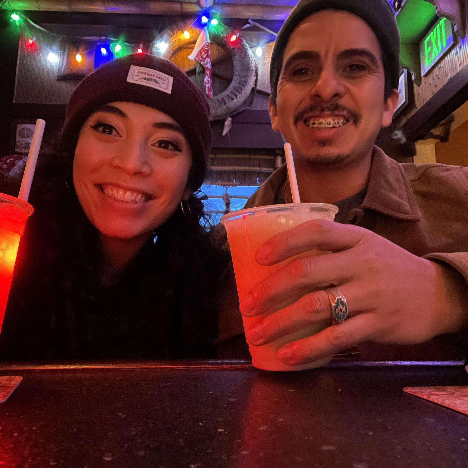 At Trader Sams! 