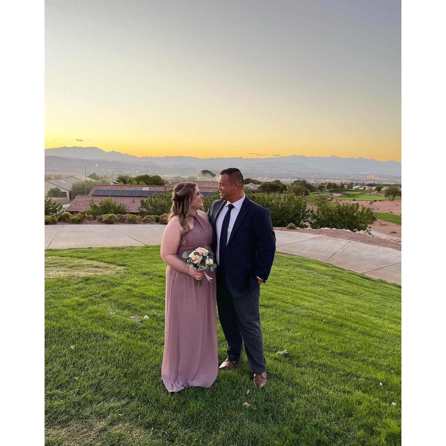 Sarah Porter's wedding where Morgan caught the Bouquet!