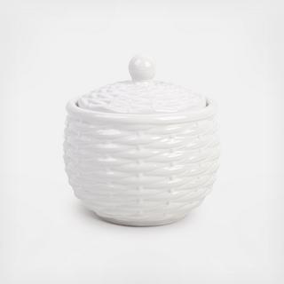 Embossed Weave Sugar Dish