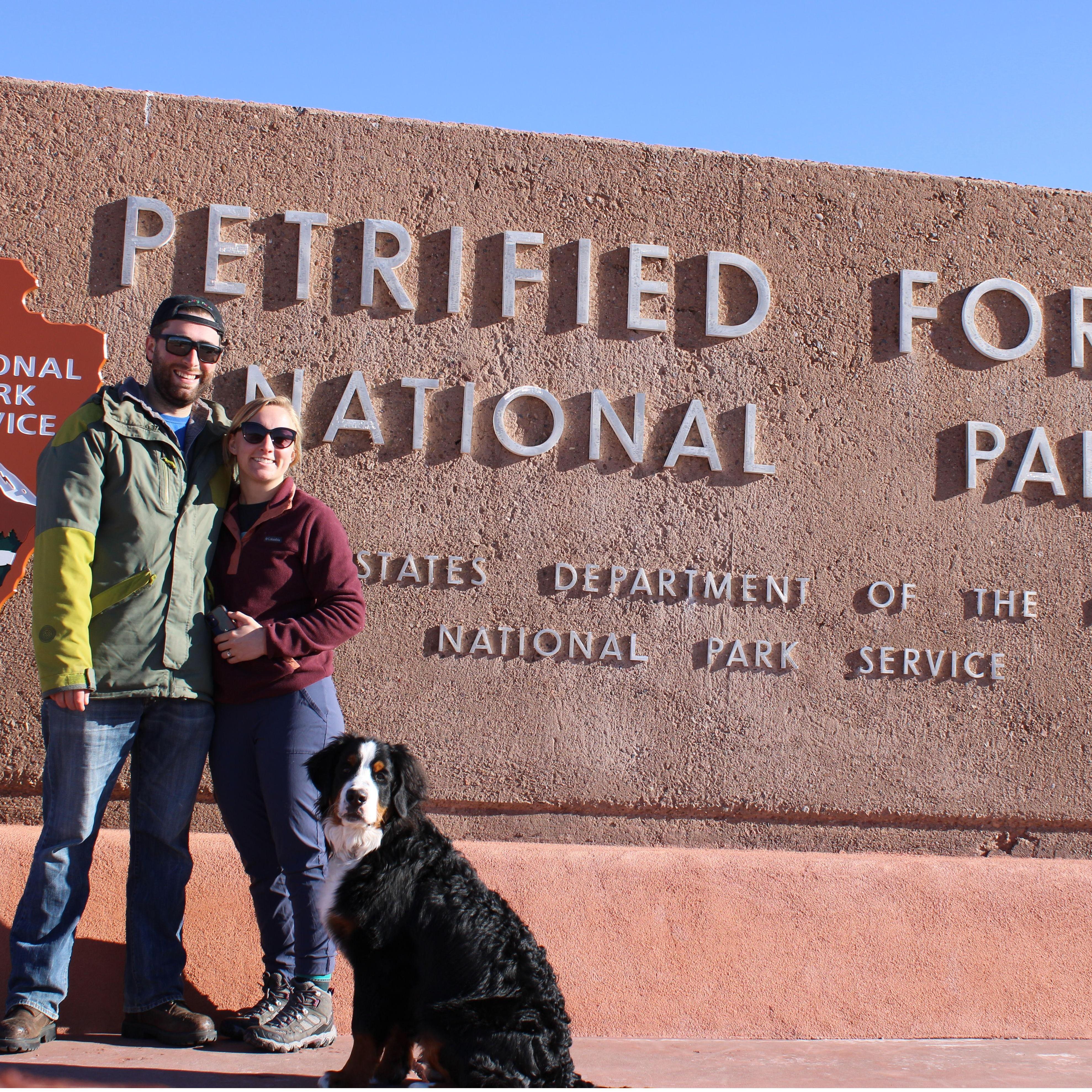 First park with a Bark Ranger- Petrified Forest National Park (2022)