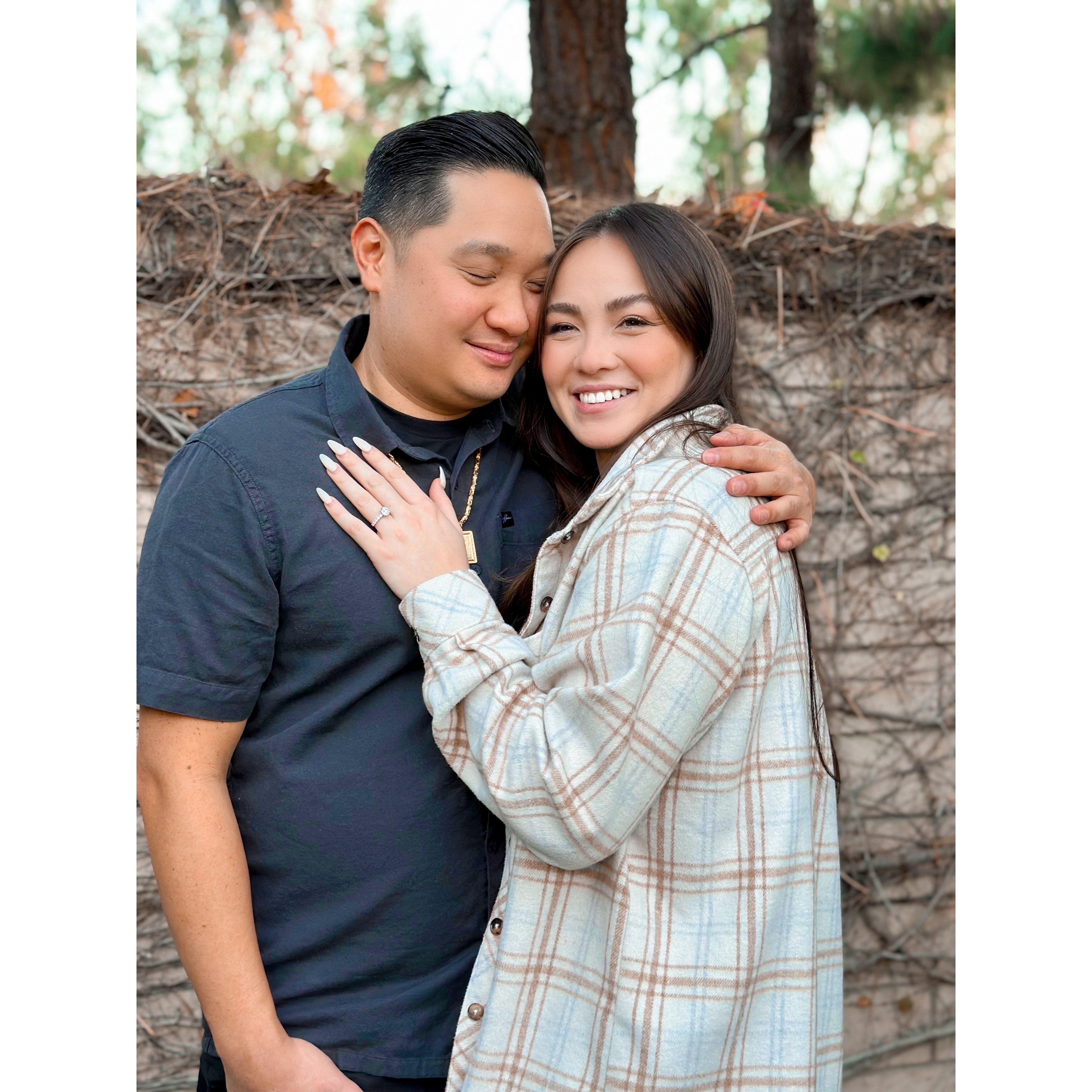 She said yes!