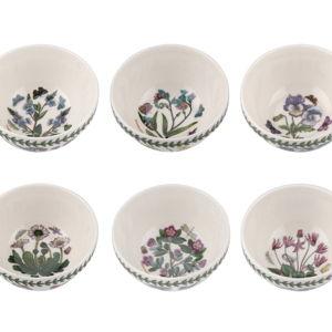 Botanic Garden Set of 6 Stacking Bowls, 5 Inch