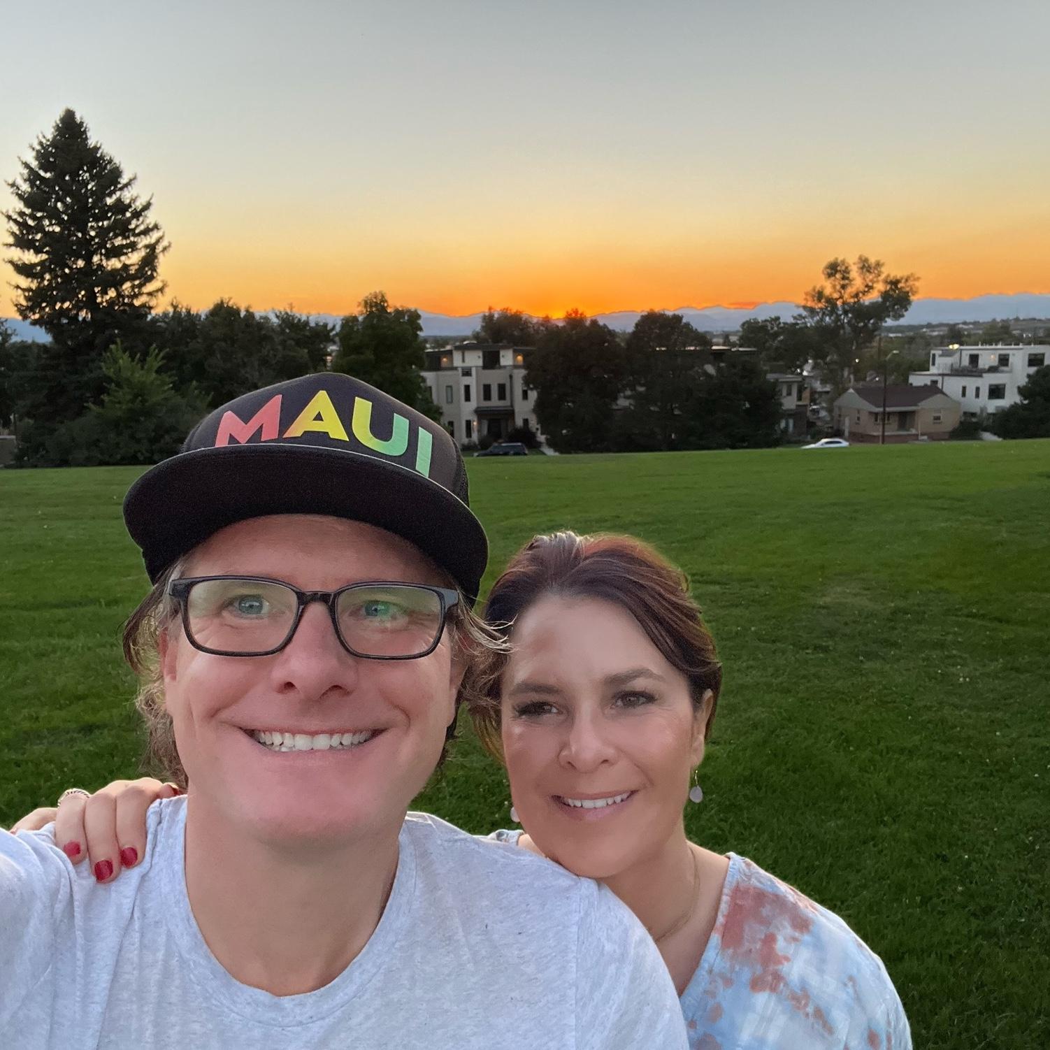 Our now favorite sunset spot in Denver; this is the first time we discovered it. September '22.