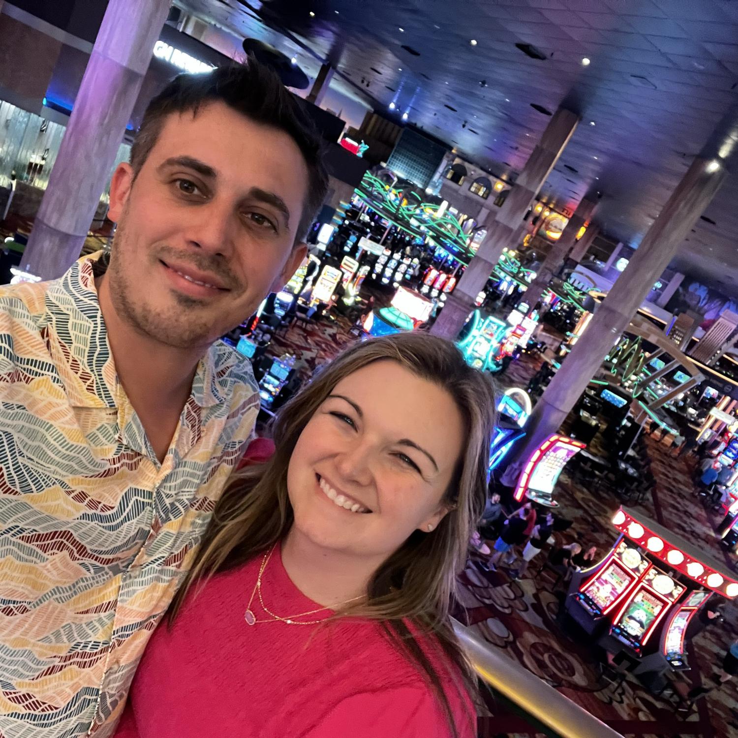 Our first time together in Vegas