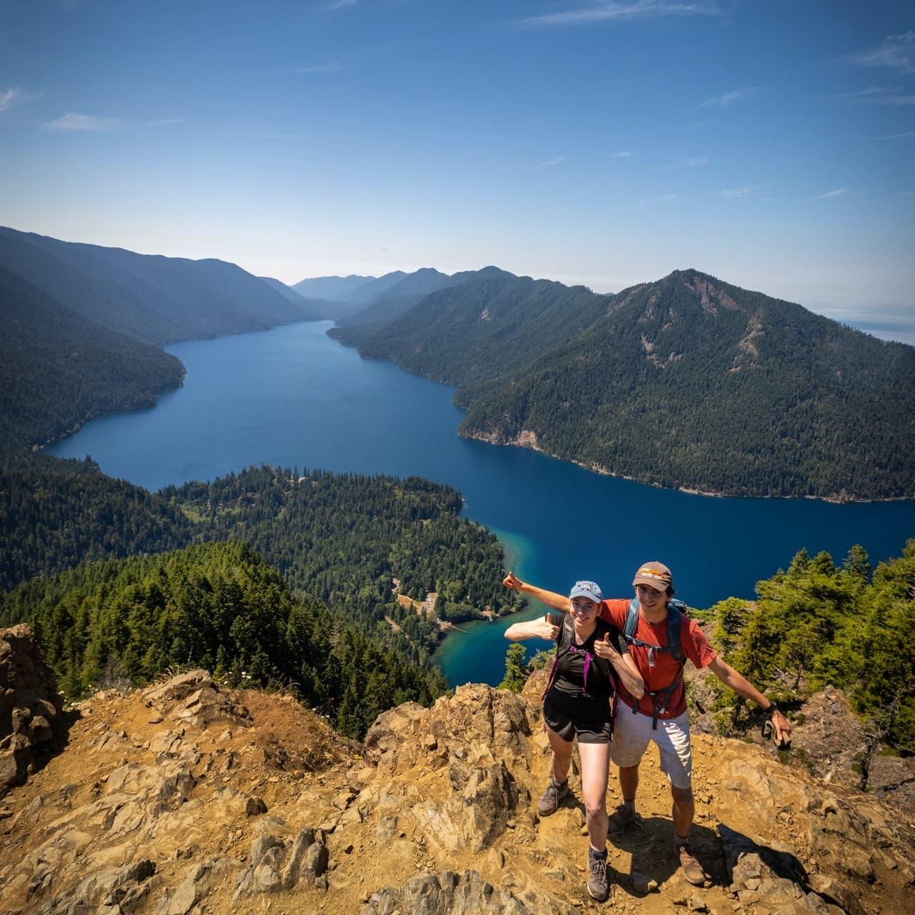 A beautiful hike in Olympic National Park - Mt. Storm King, 2021