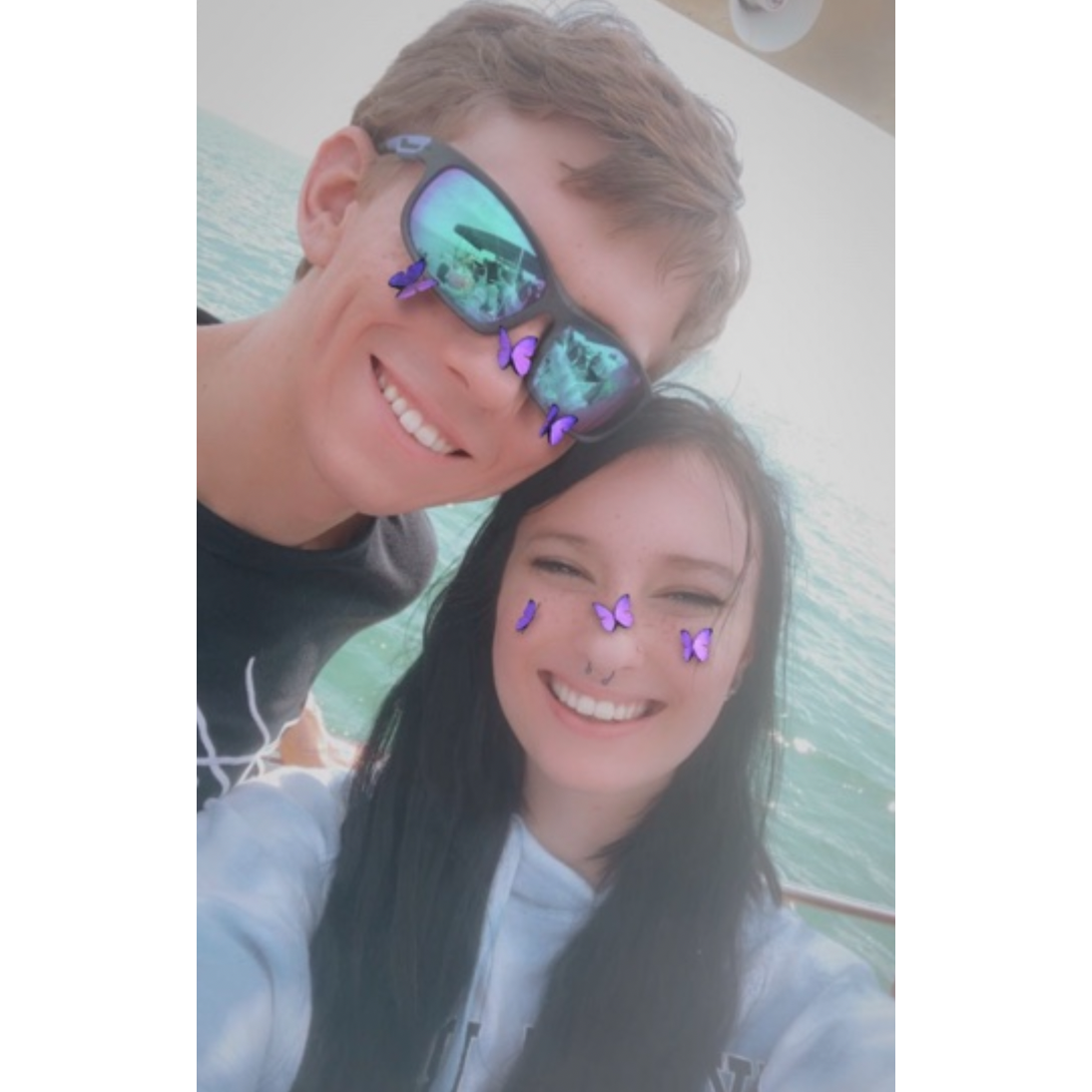 The first time we saw the ocean together