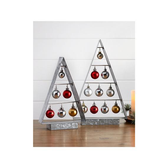 Perfect Galvanized Farmhouse Style Best Metal Ornament Christmas Tree Decoration