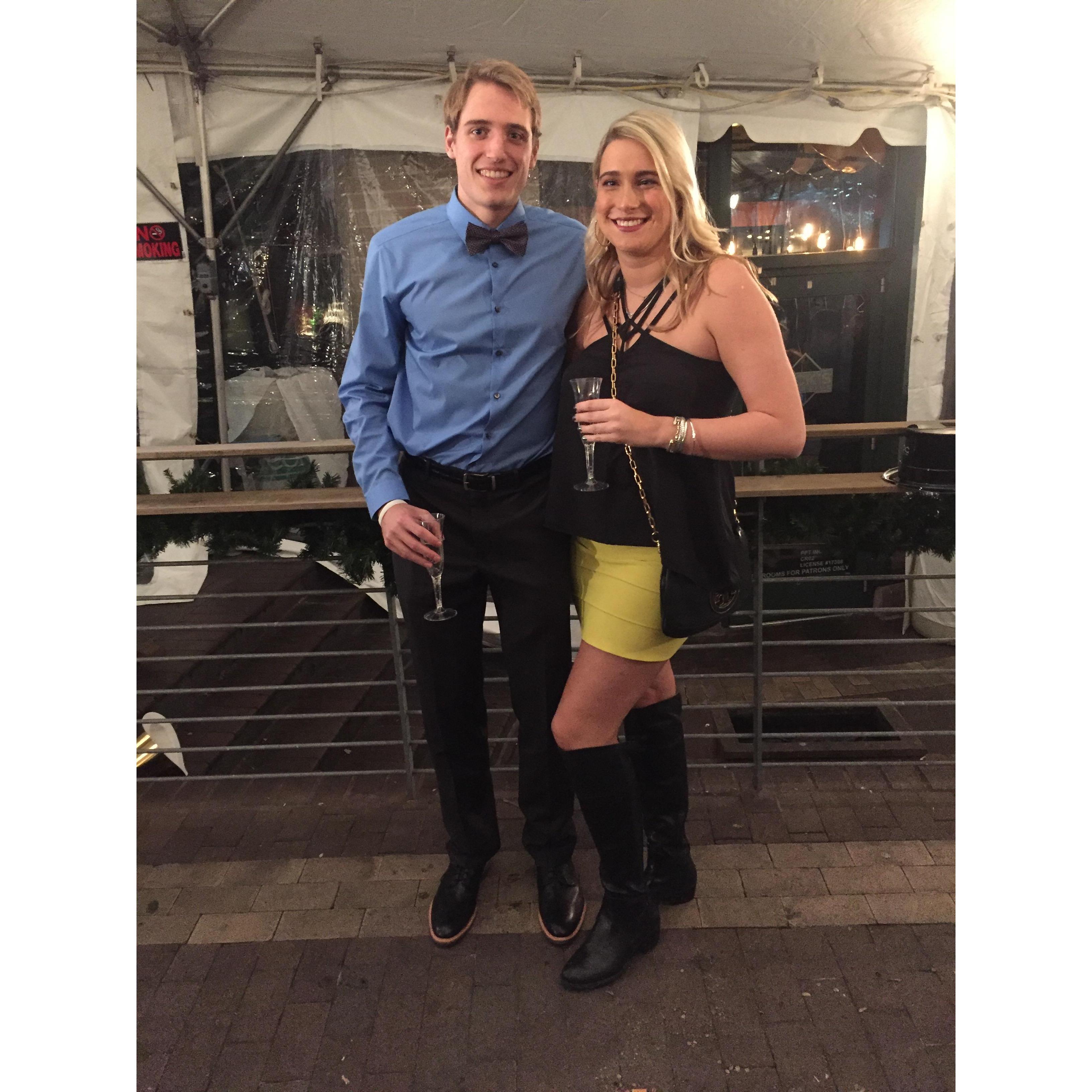 Ben and Maggie's first New Years Eve together - December 2016/January 2017