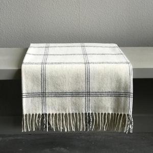 IVORY WINDOWPANE THROW