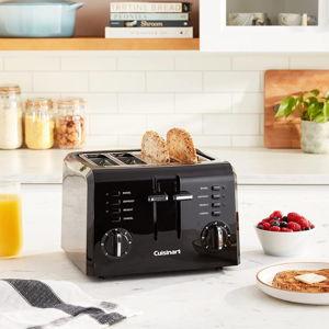 Cuisinart 4-Slice Compact Toaster, Black