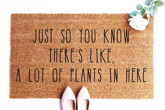 Plant Doormat,