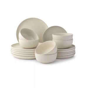 JoyJolt Mesa 18-Piece Stoneware Dinnerware Set