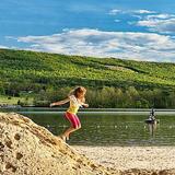 Swimming at Bald Eagle State Park