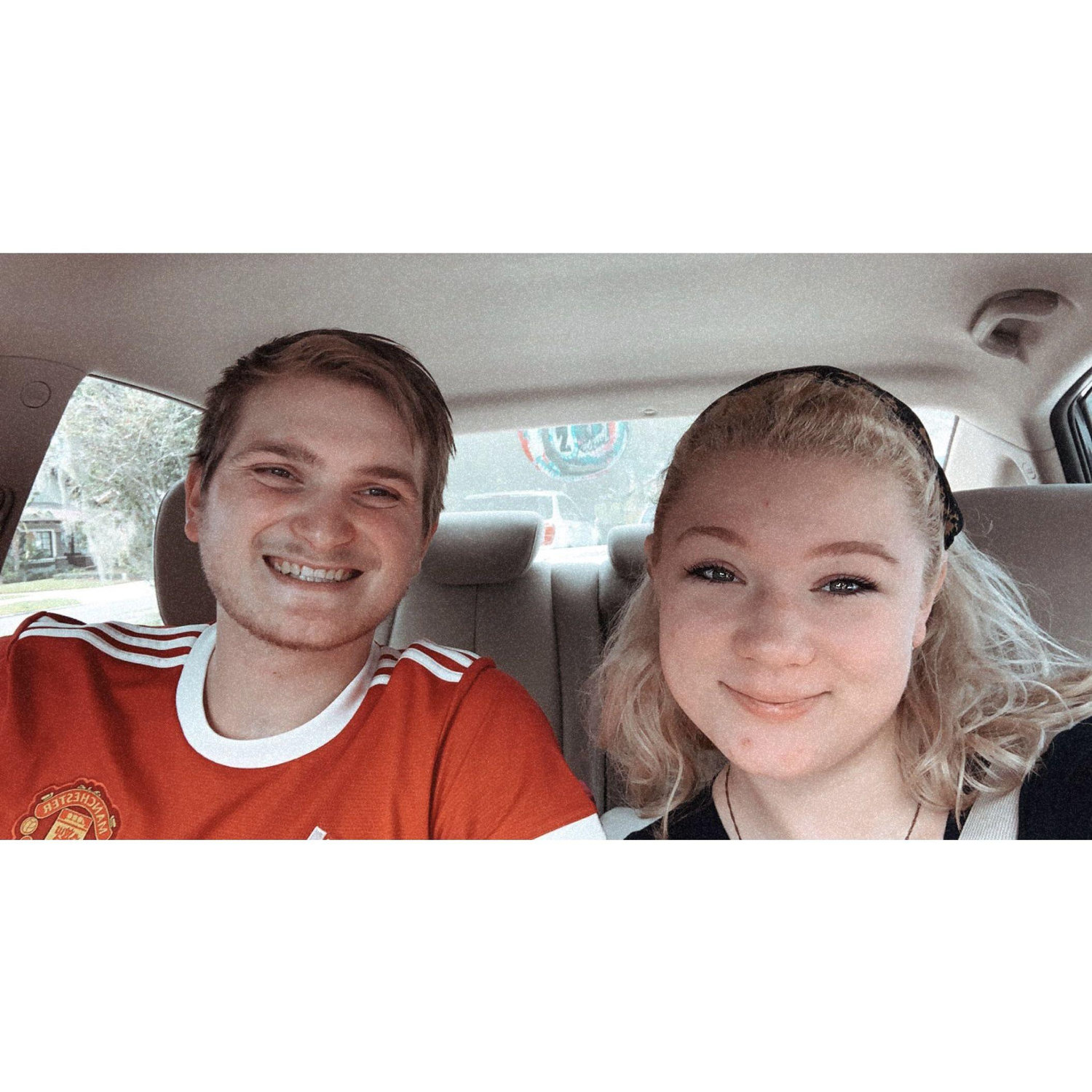 During one of our very first dates, on Wednesdays, when I had late afternoon classes and Thomas was off of work!