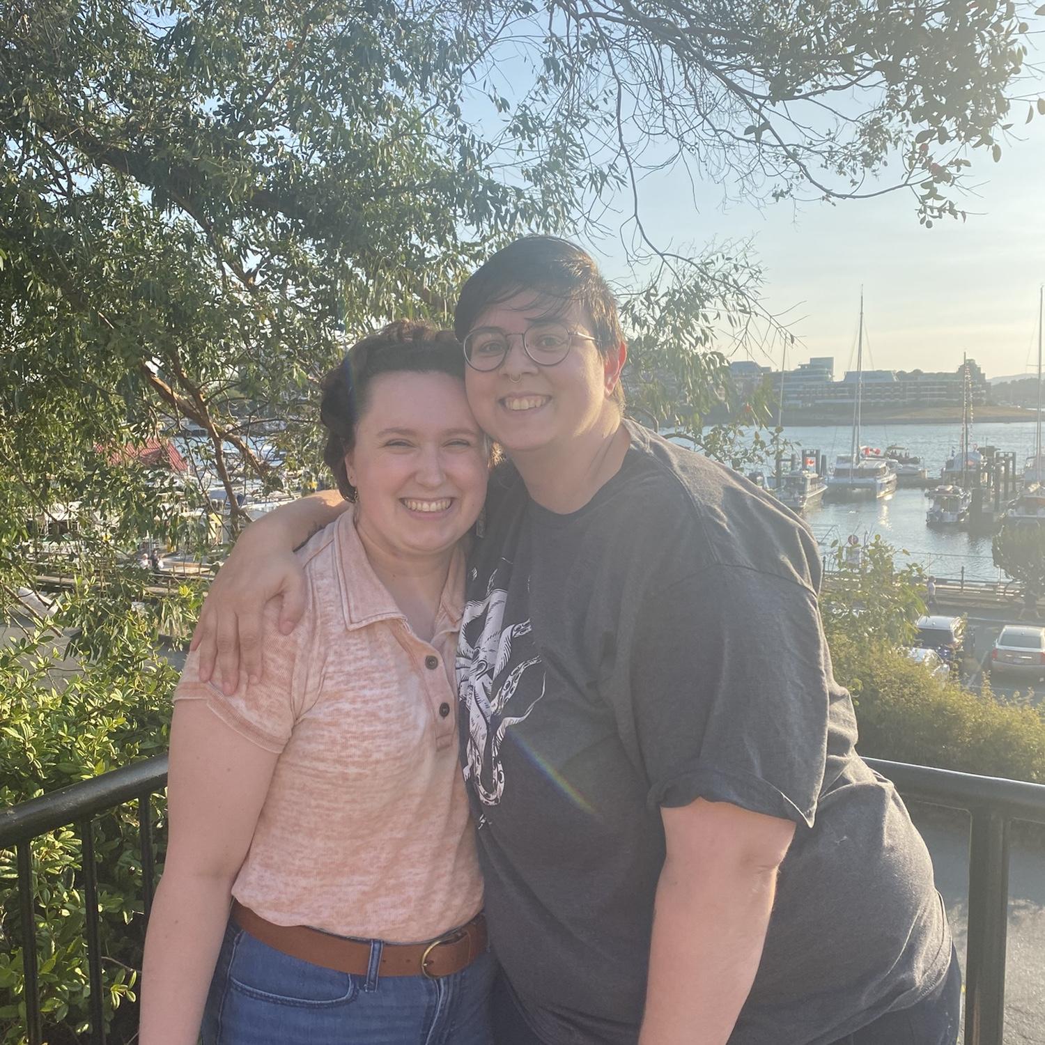 Victoria, B.C. with Cam's family, August 2025