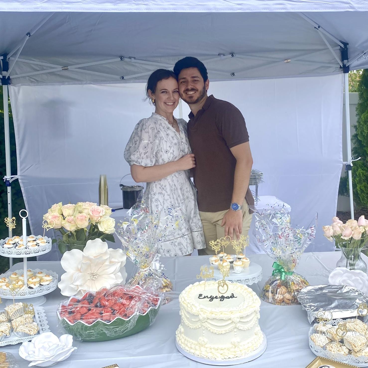 Our engagement party - Long Island, July 2024