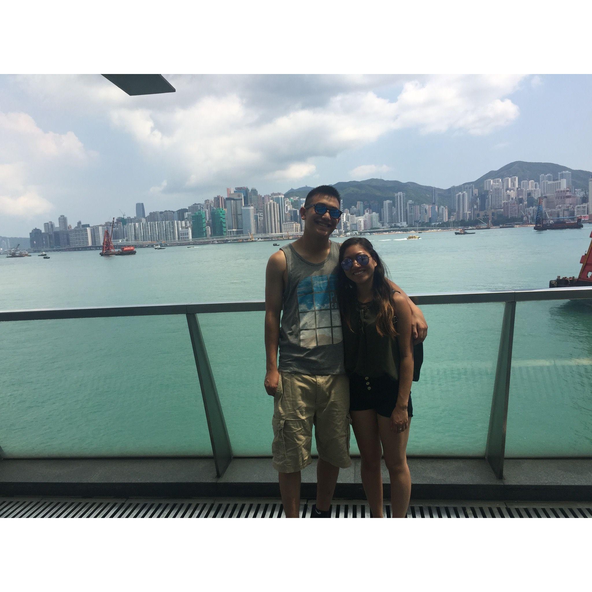 Visiting his Motherland (Hong Kong)