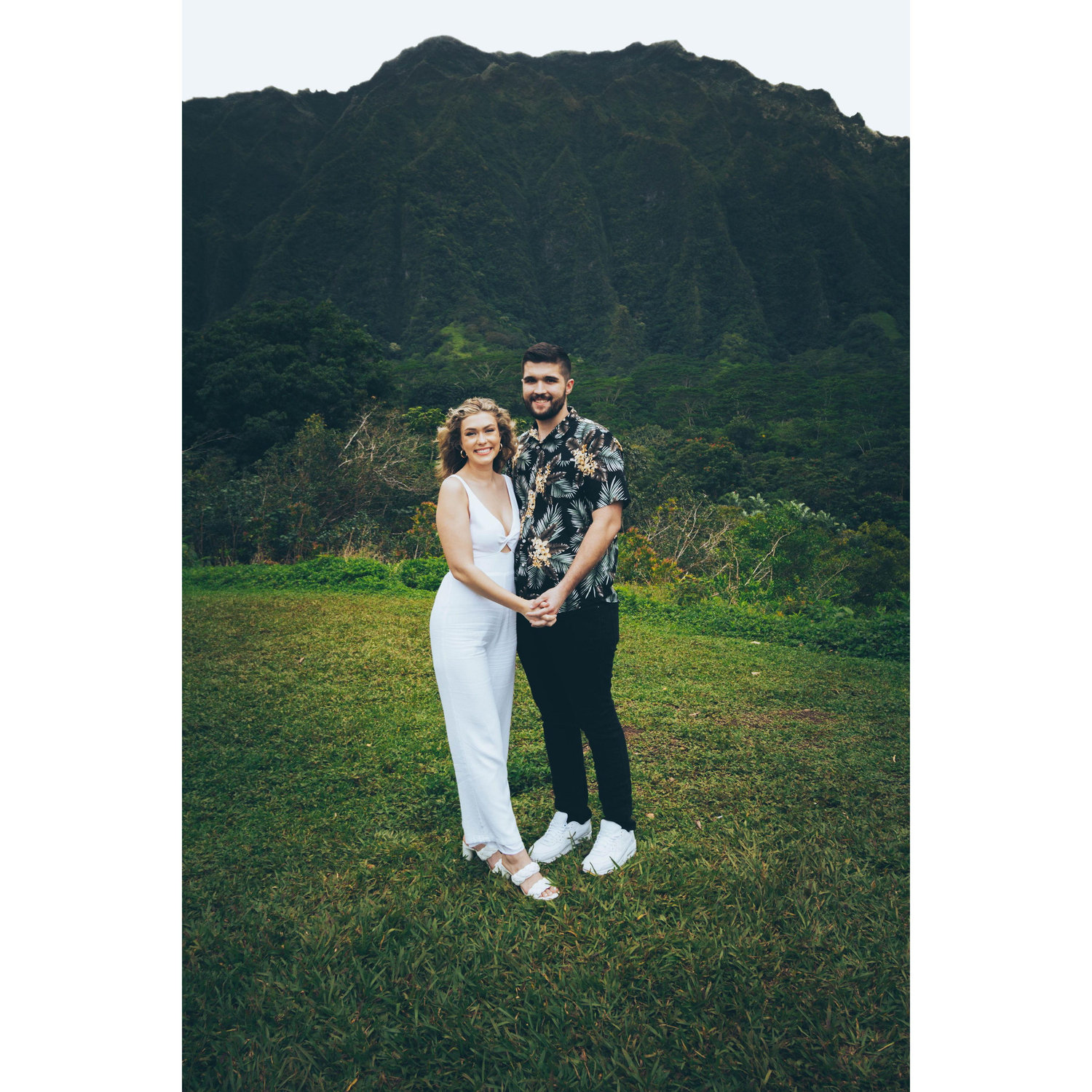 Engagement at the Ho'omaluhia Botanical Garden in Kaneohe, Oahu, Hawai'i - April 2023