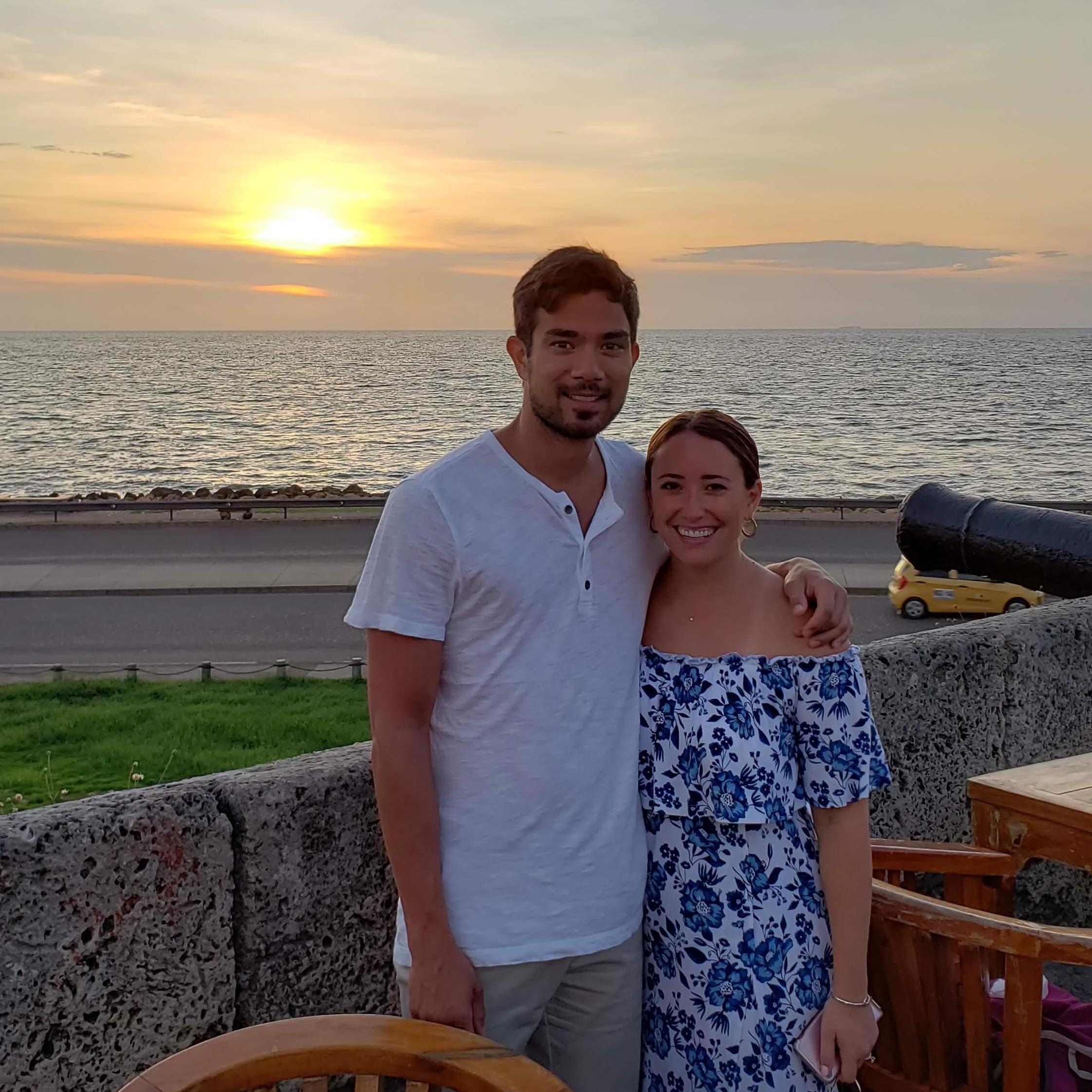 Engagement-Moon in Cartegena