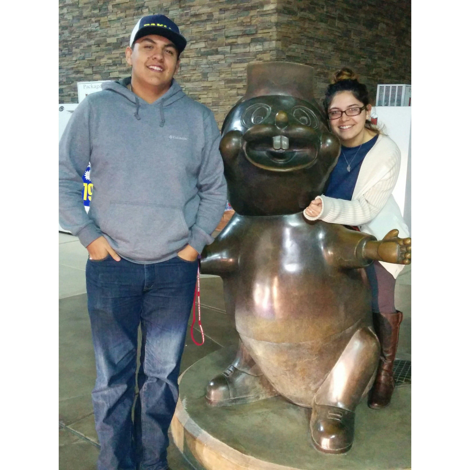 December 8, 2015 - Austin and Lydia at Buccee's