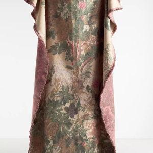 Woven Jacquard Patterned Throw Blanket