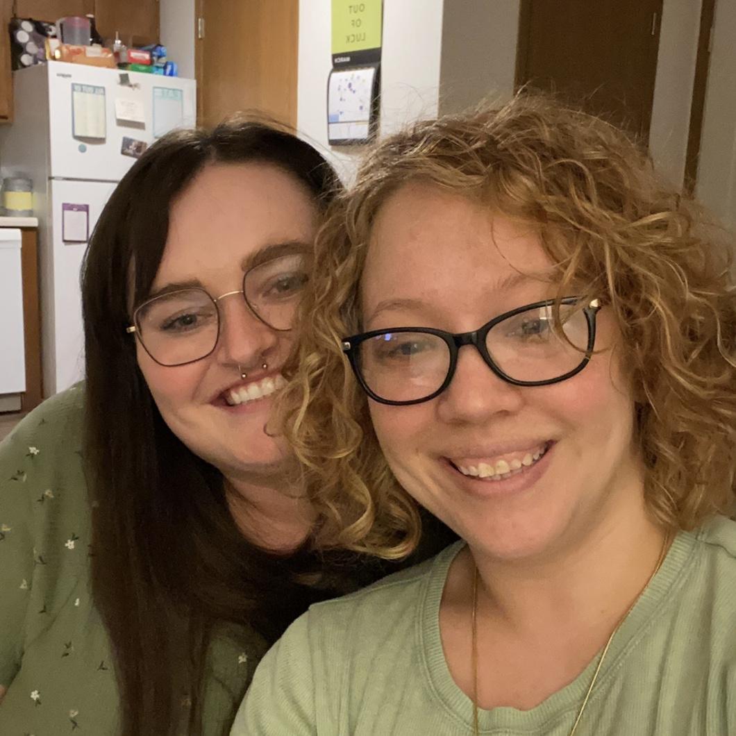 Our first photo together!