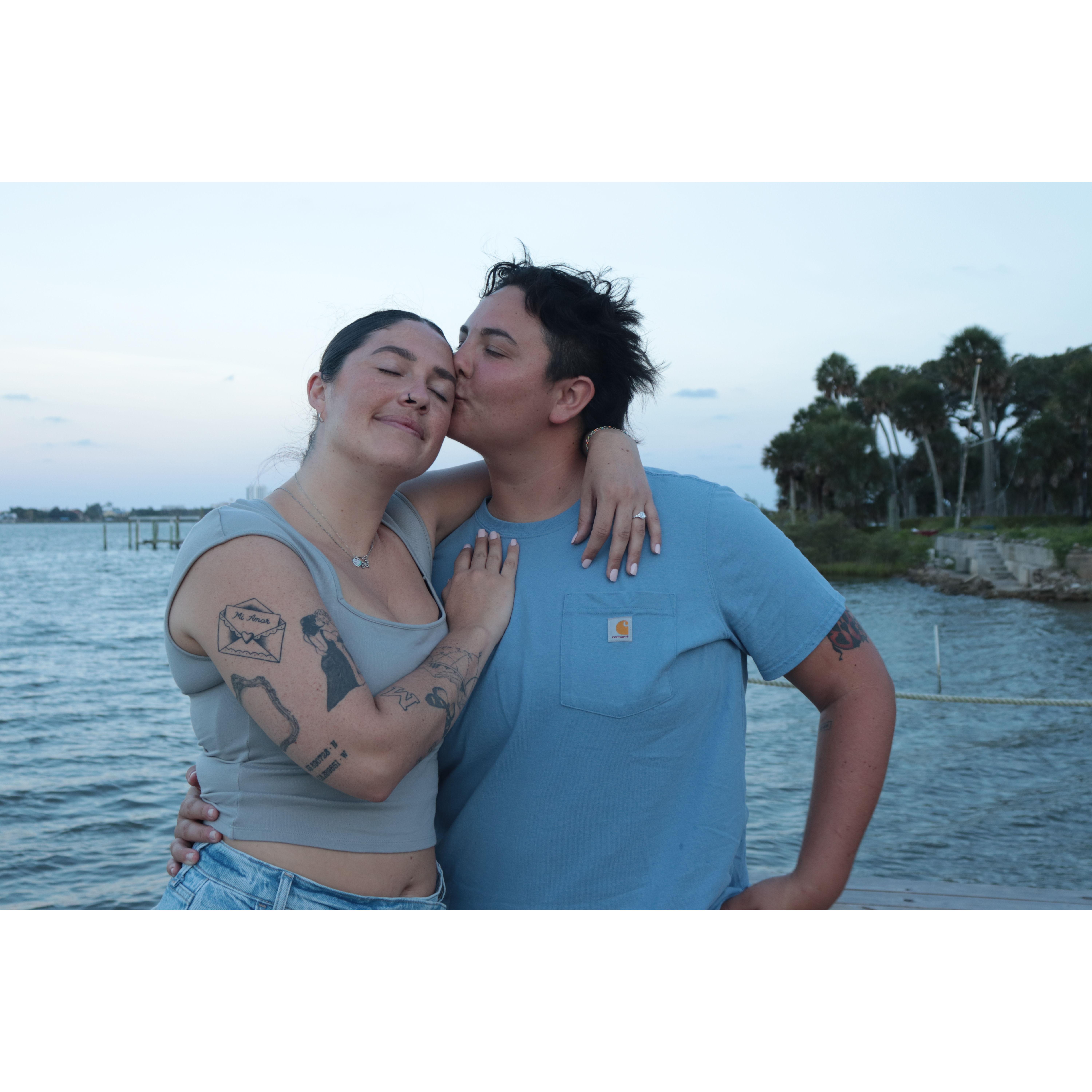 Leaving the 4th of July weekend engaged with the best people by our side.