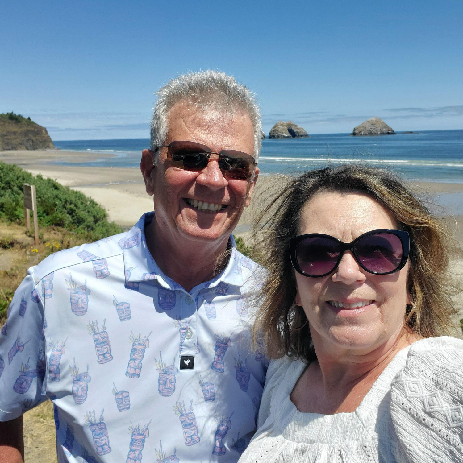 Pacific City on the coast of Oregon