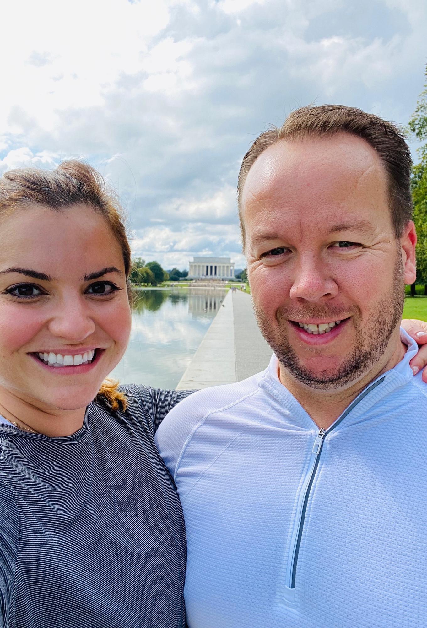 Olivia showed Cary all her old hangouts in DC.