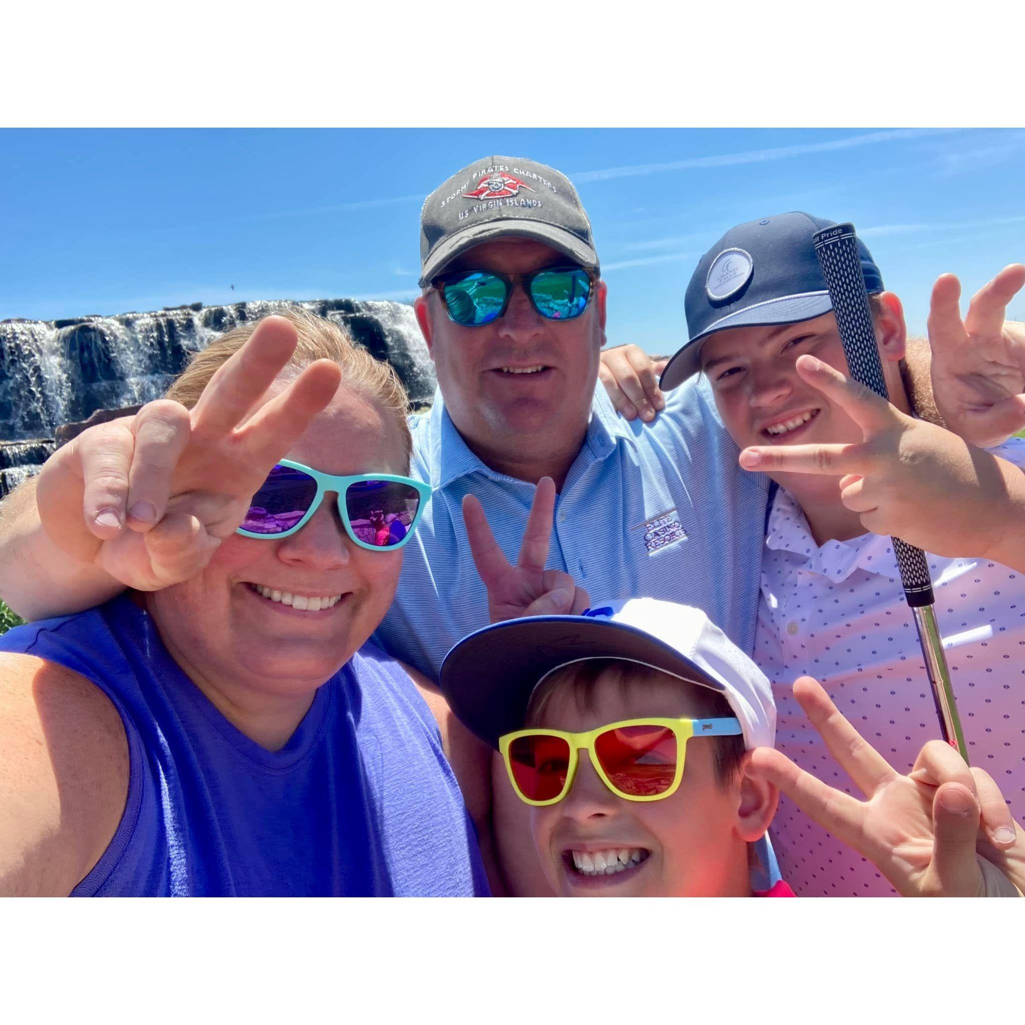 As a family we Golf in the Summer!