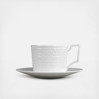 Intaglio Teacup & Saucer
