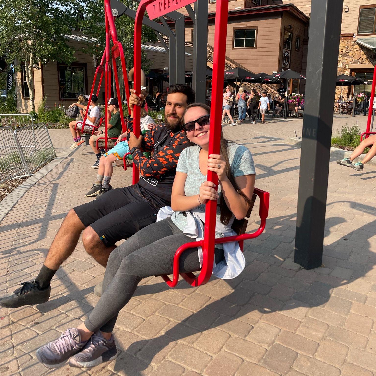 Our first posed picture (just friends)