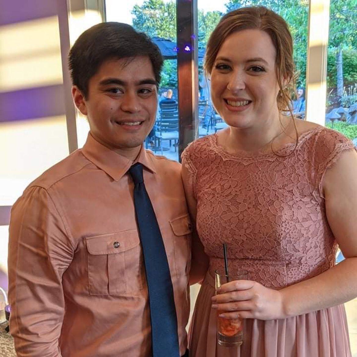 Attending Mary's wedding! :)