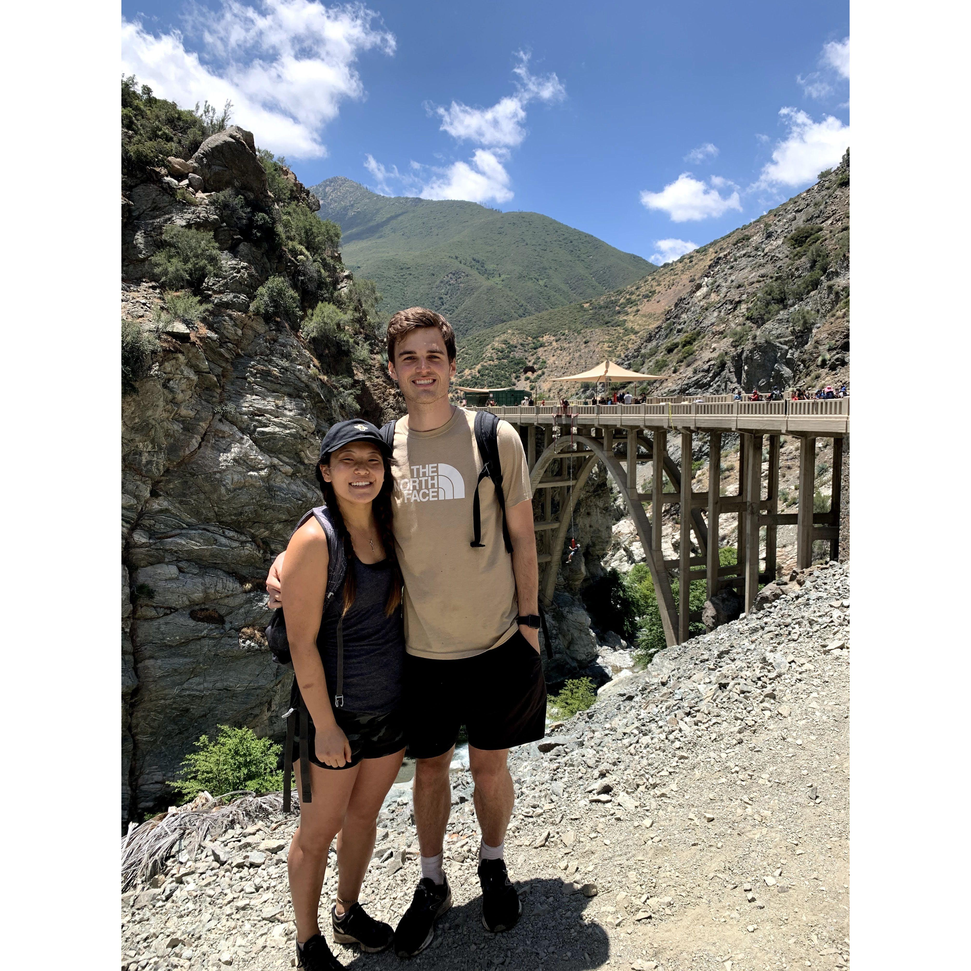 Bridge to Nowhere hike in southern California