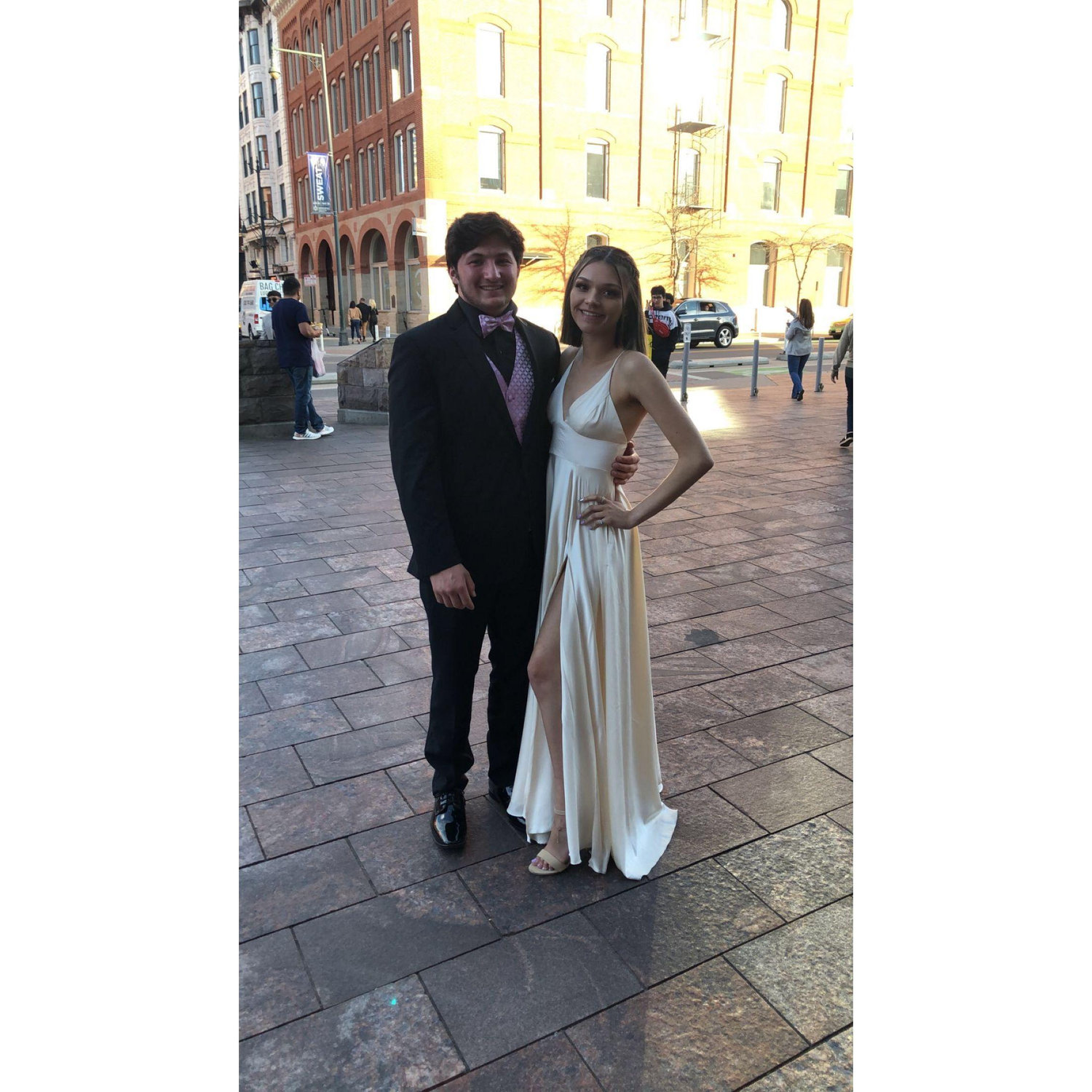 Prom 2019, we had only been dating for a week or so!
