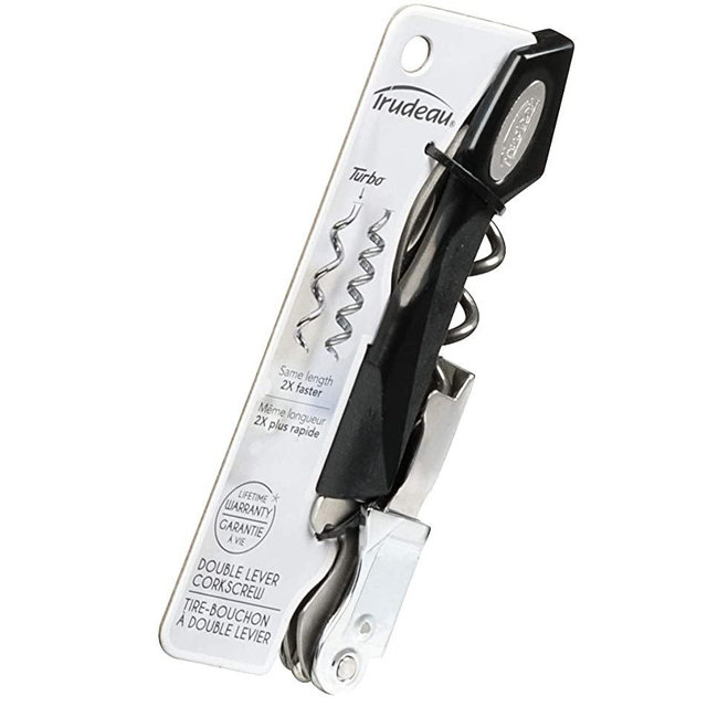 Trudeau Turbo Double Lever Corkscrew