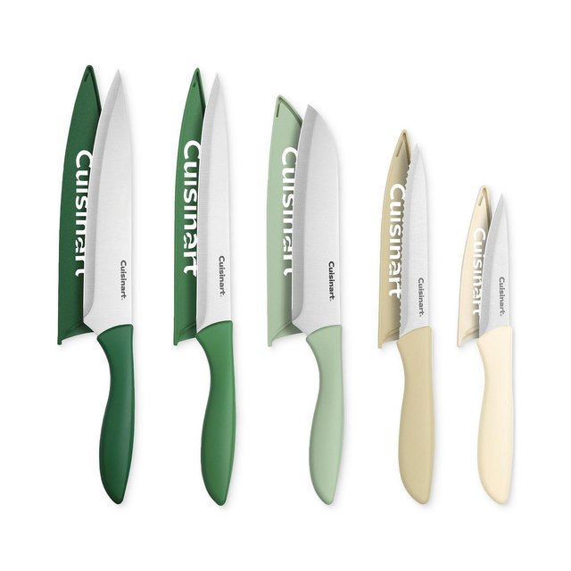 Cuisinart Advantage 10-Piece Knife Set, Muted Earth
