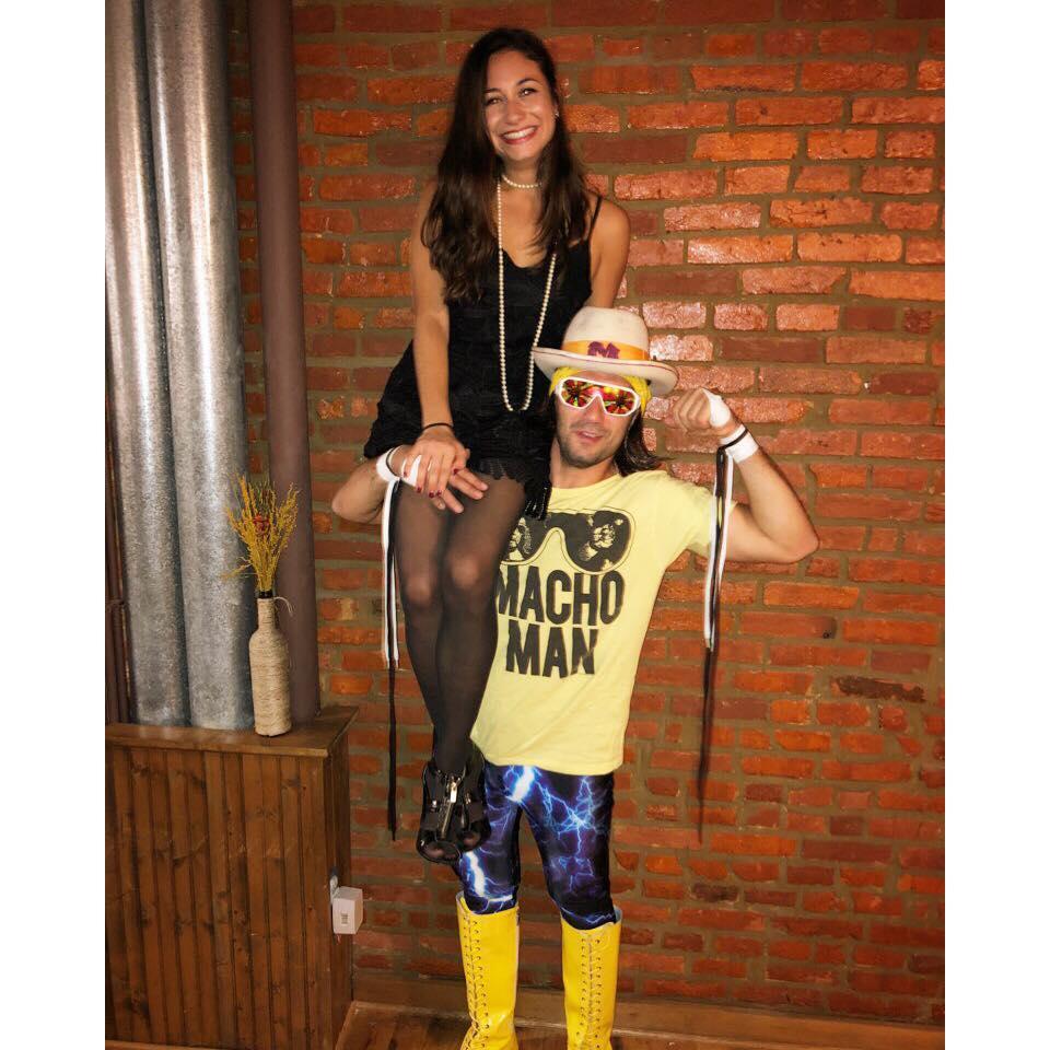 Our first halloween together! Macho Man & Elizabeth
