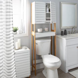 3-Shelf Over the Toilet Space Saver Cabinet