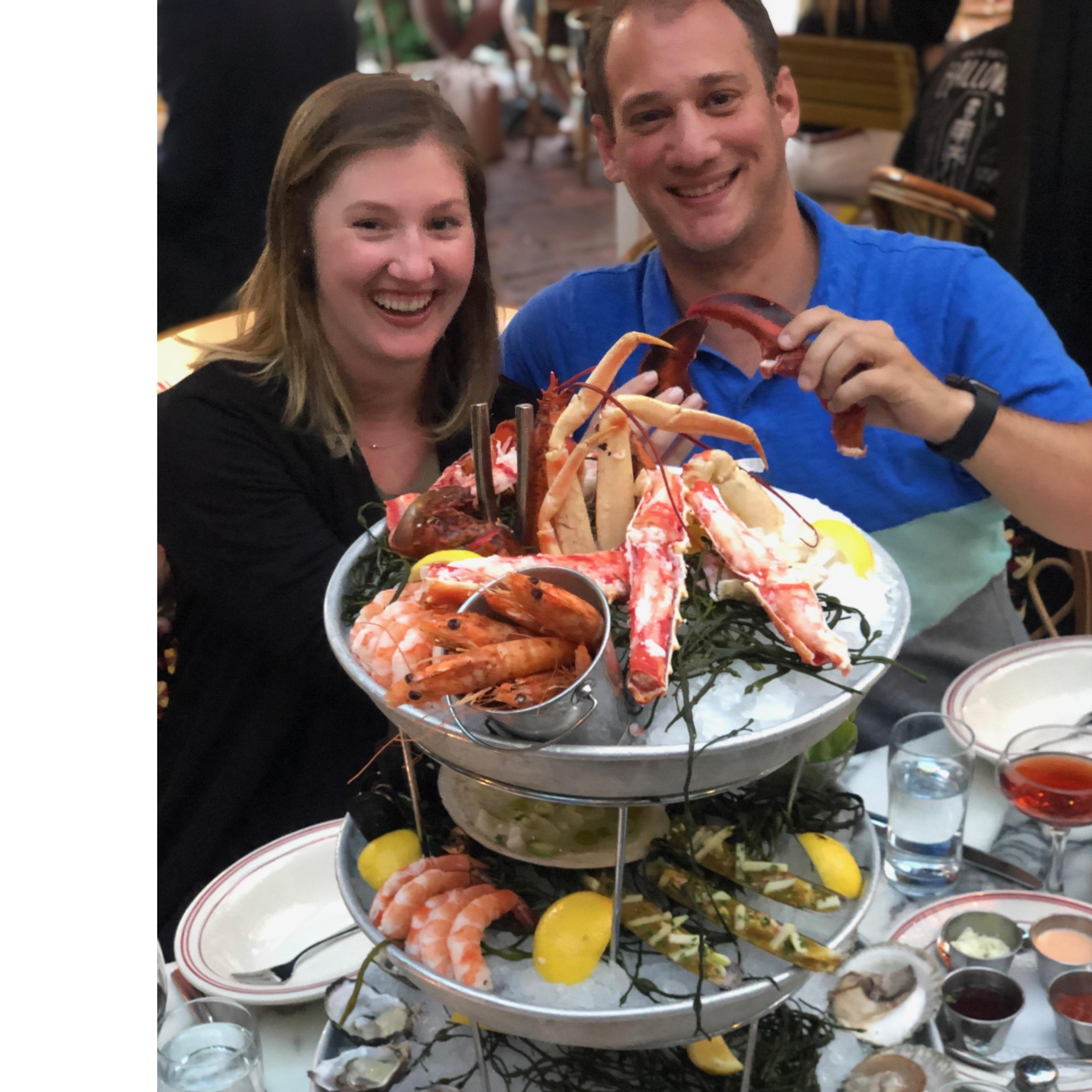 One of our favorite treat yo'self adventures...the seafood tower at Le Diplomate