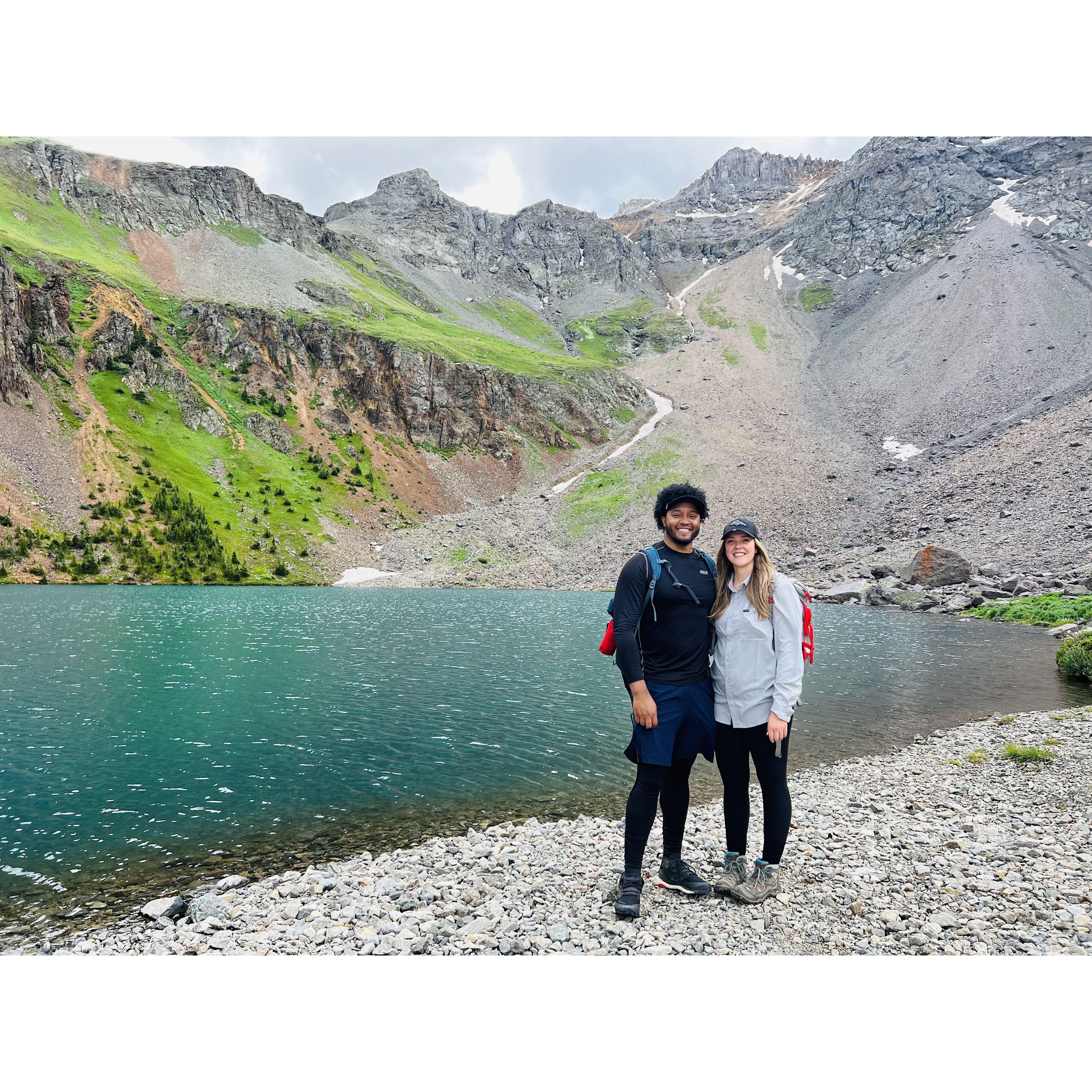 Celebrated the 2022 4th of July in Telluride and hiked to Blue Lakes