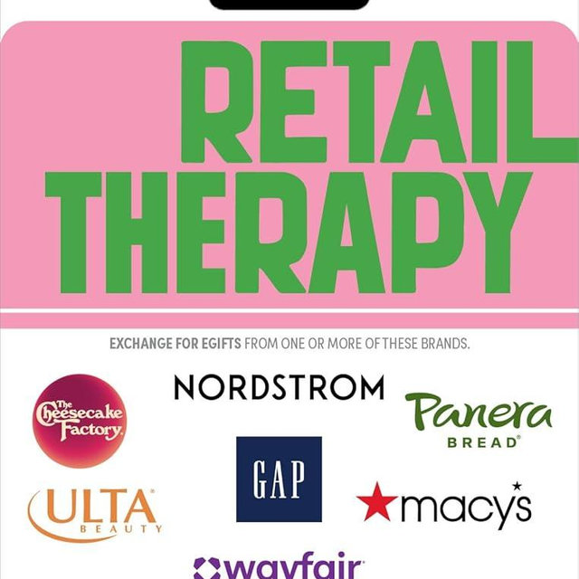 One4all Retail Therapy Physical Gift Card - $100
