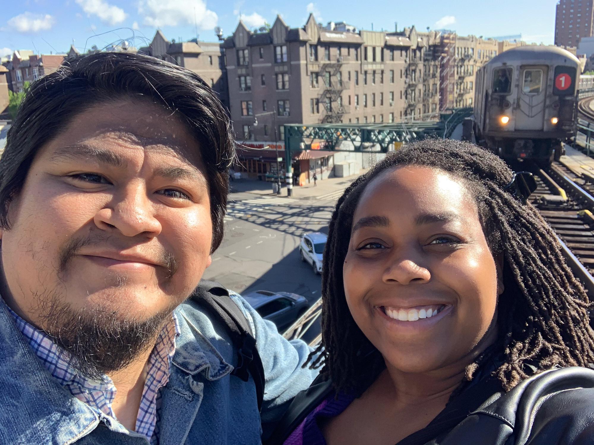 Commuting home from class on the one train brought us together. The one train holds a special place in our hearts.

Dykman St
New York, NY