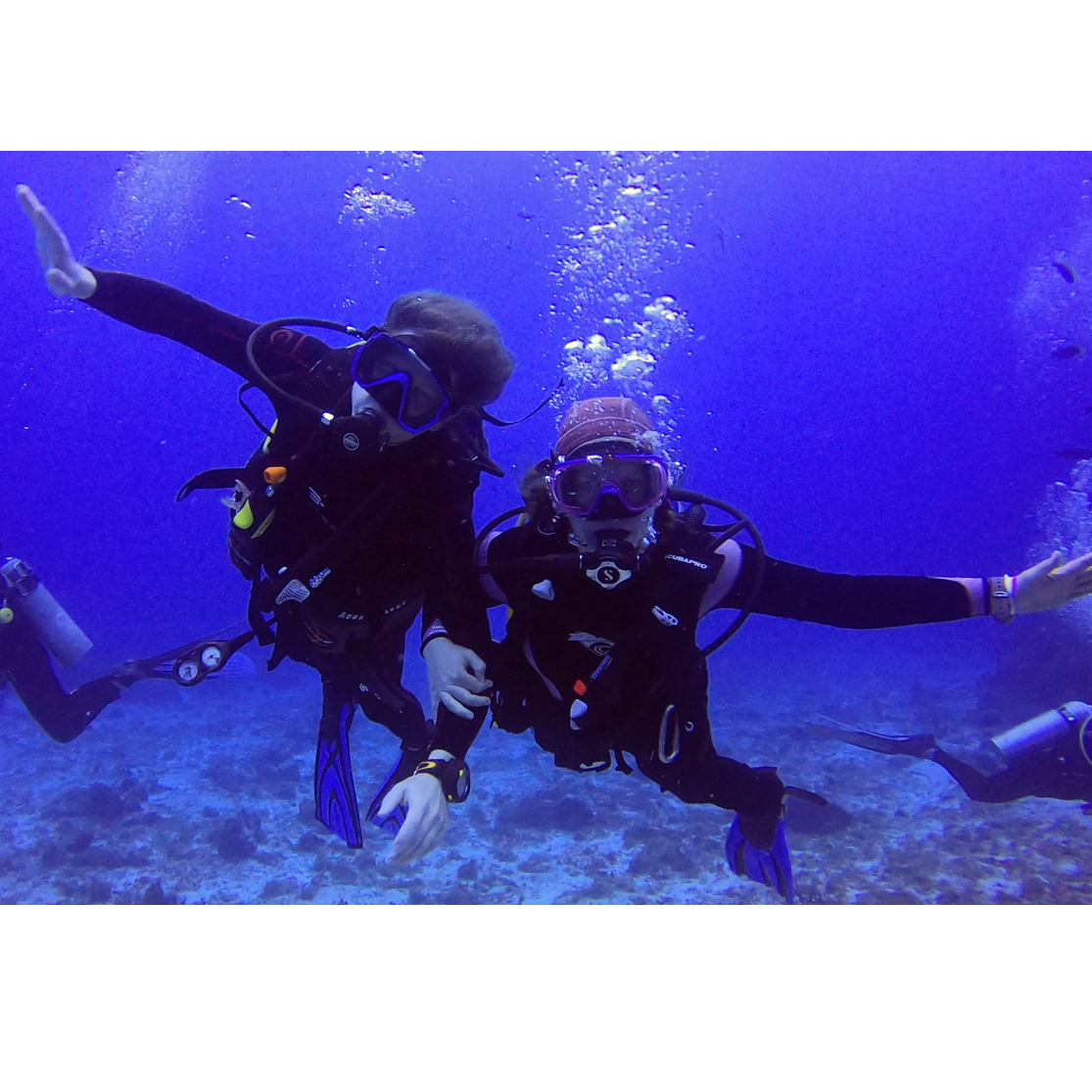 Scuba diving in Cozumel, Mexico