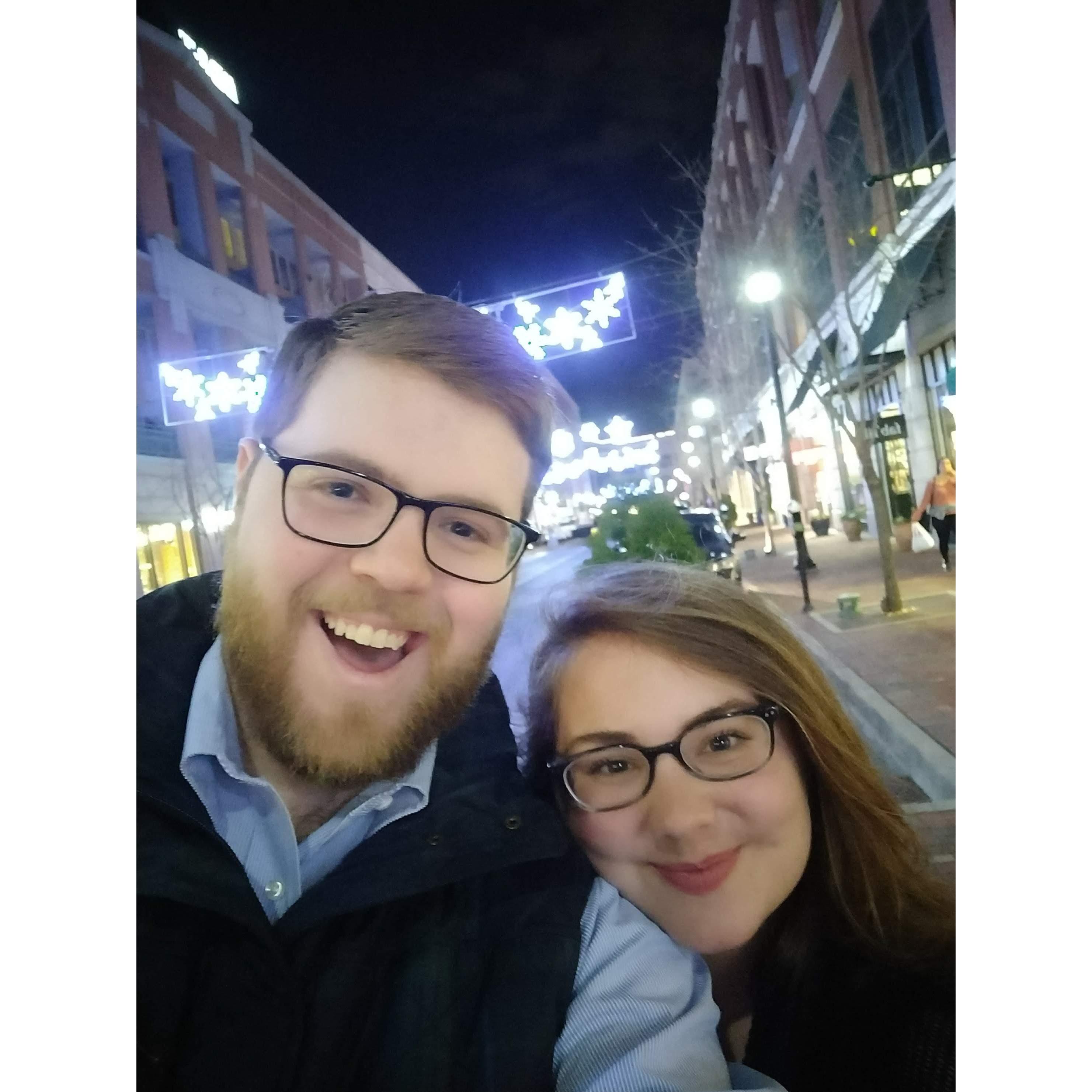Our first date-iversary in Atlanta