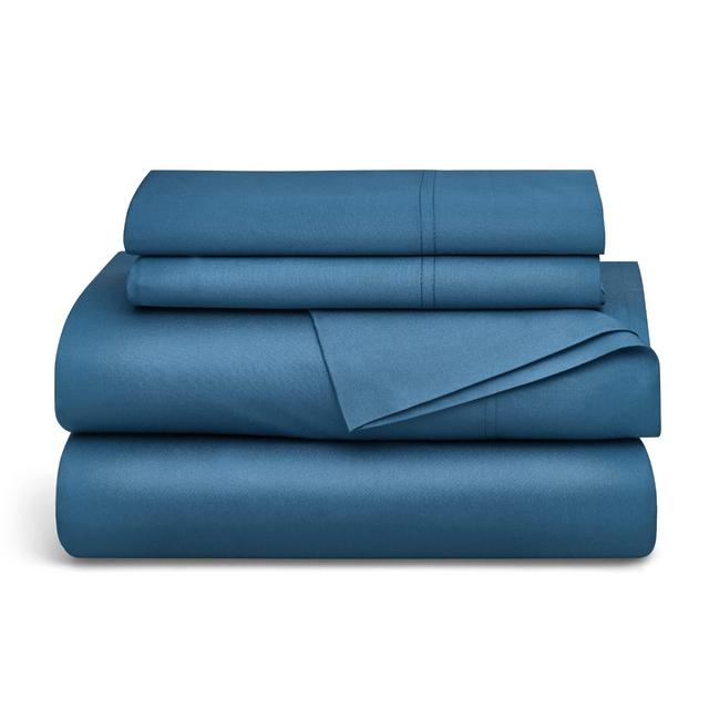 Bedsure 100% Bamboo Sheets Queen Teal - Deep Pocket Queen Sheets Set Up to 16 inches Mattress, Cooling Sheets Set 4PCs for Queen Size Bed Super Soft Breathable